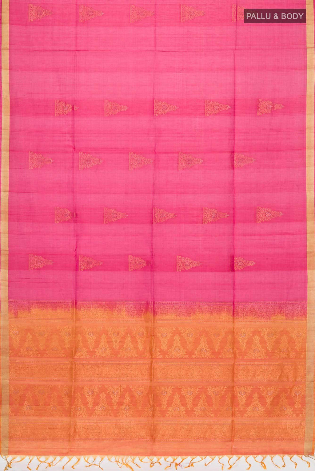 Pink Silk Cotton Saree