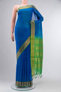 Blue Silk Cotton Saree
