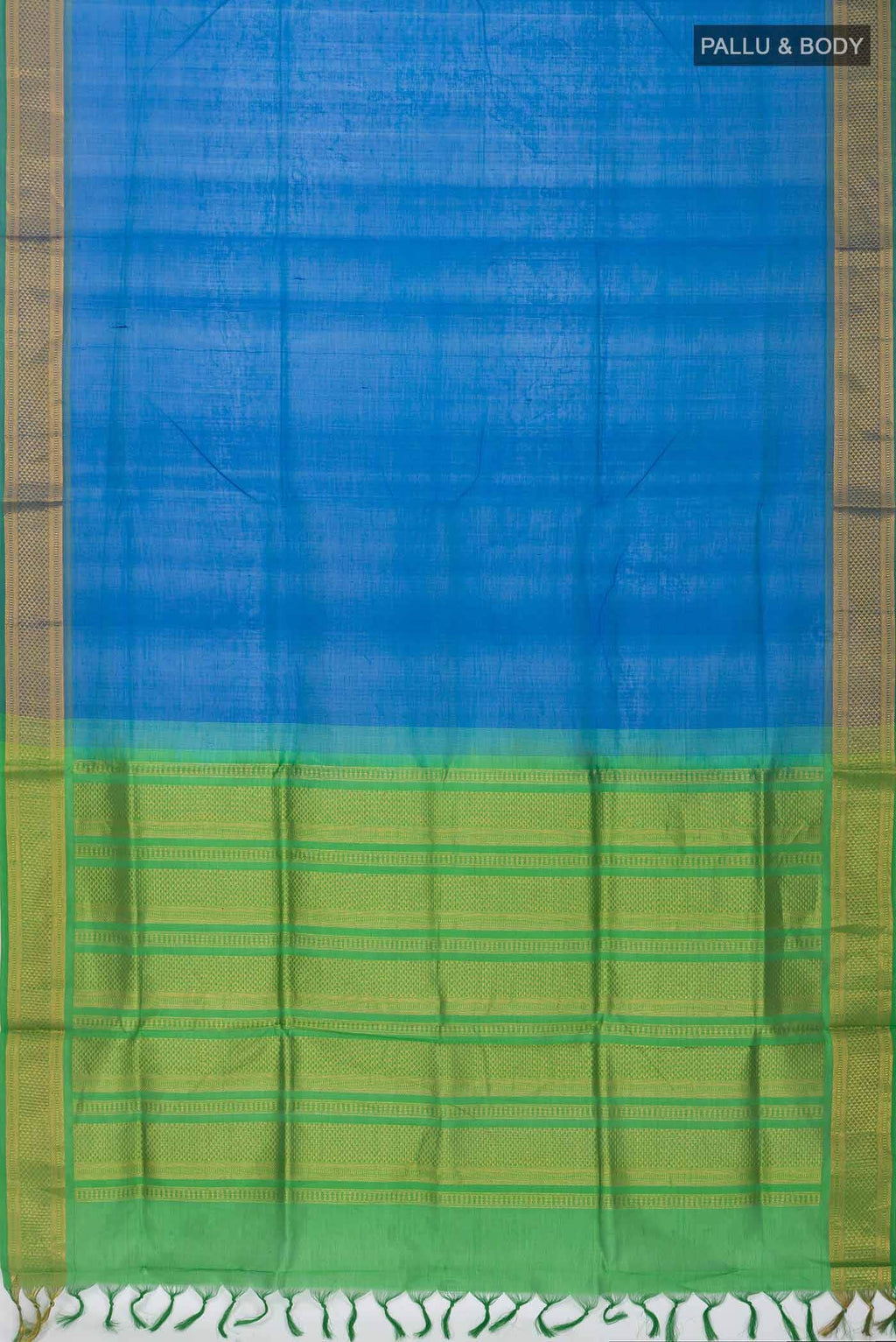 Blue Silk Cotton Saree