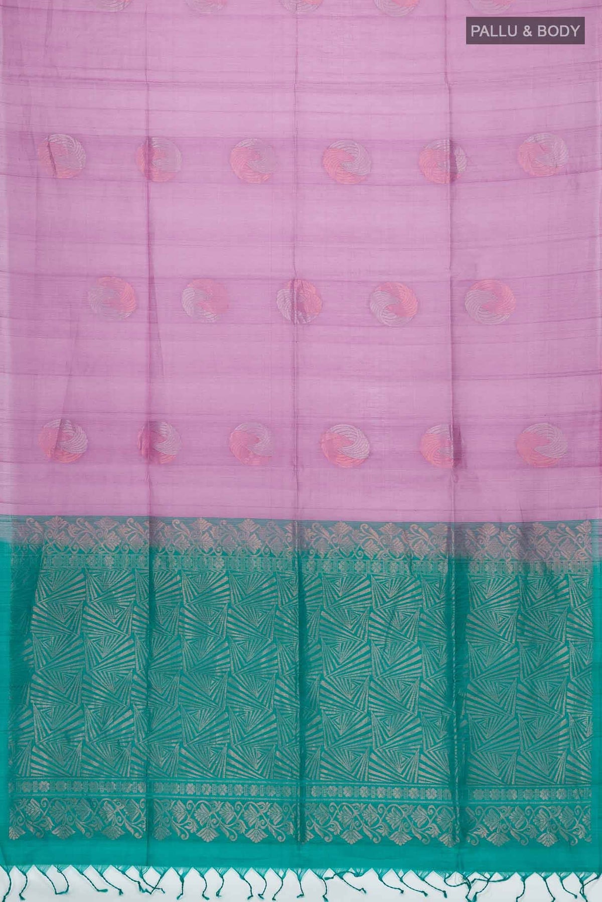 Lavender Silk Cotton Saree