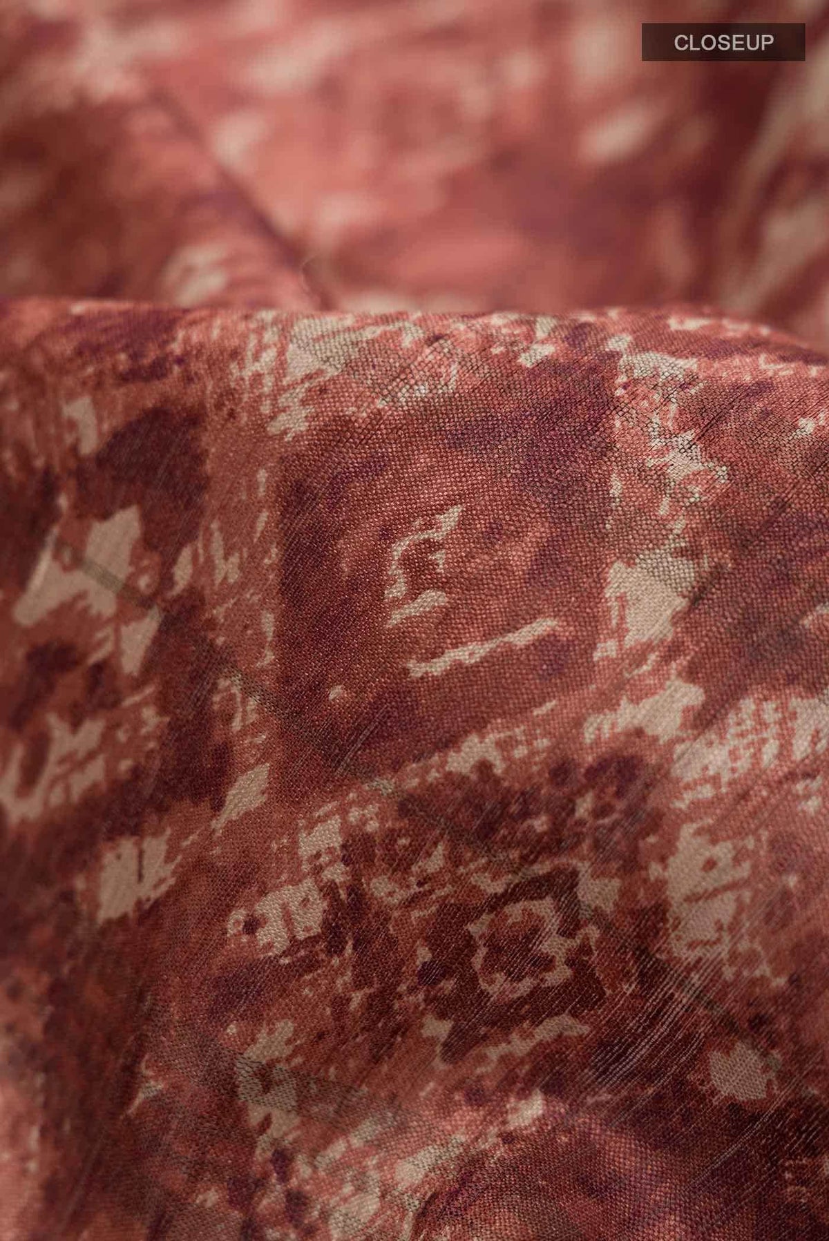 Brown Tussar Silk Saree