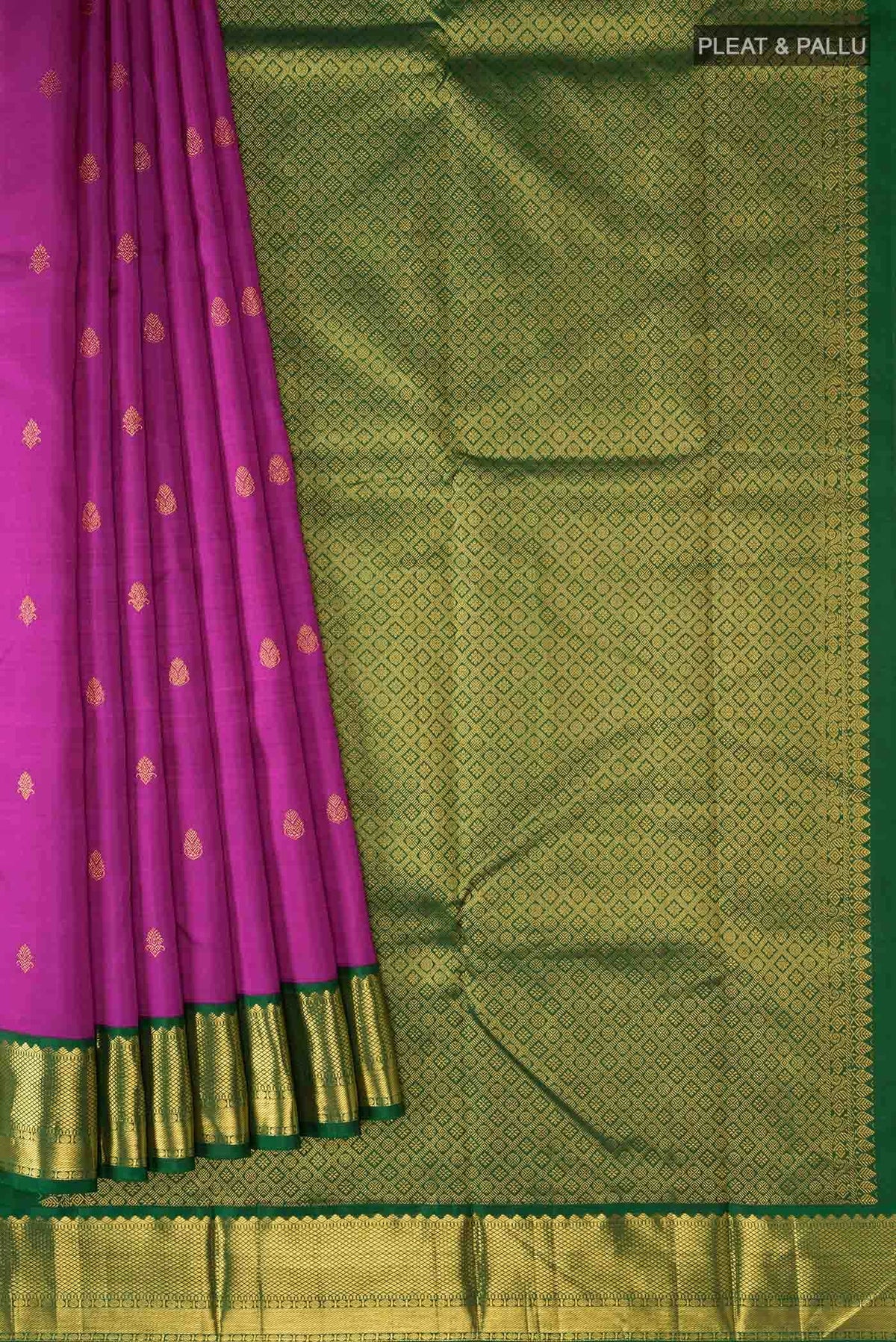 Purple Kanjivaram Silk Saree