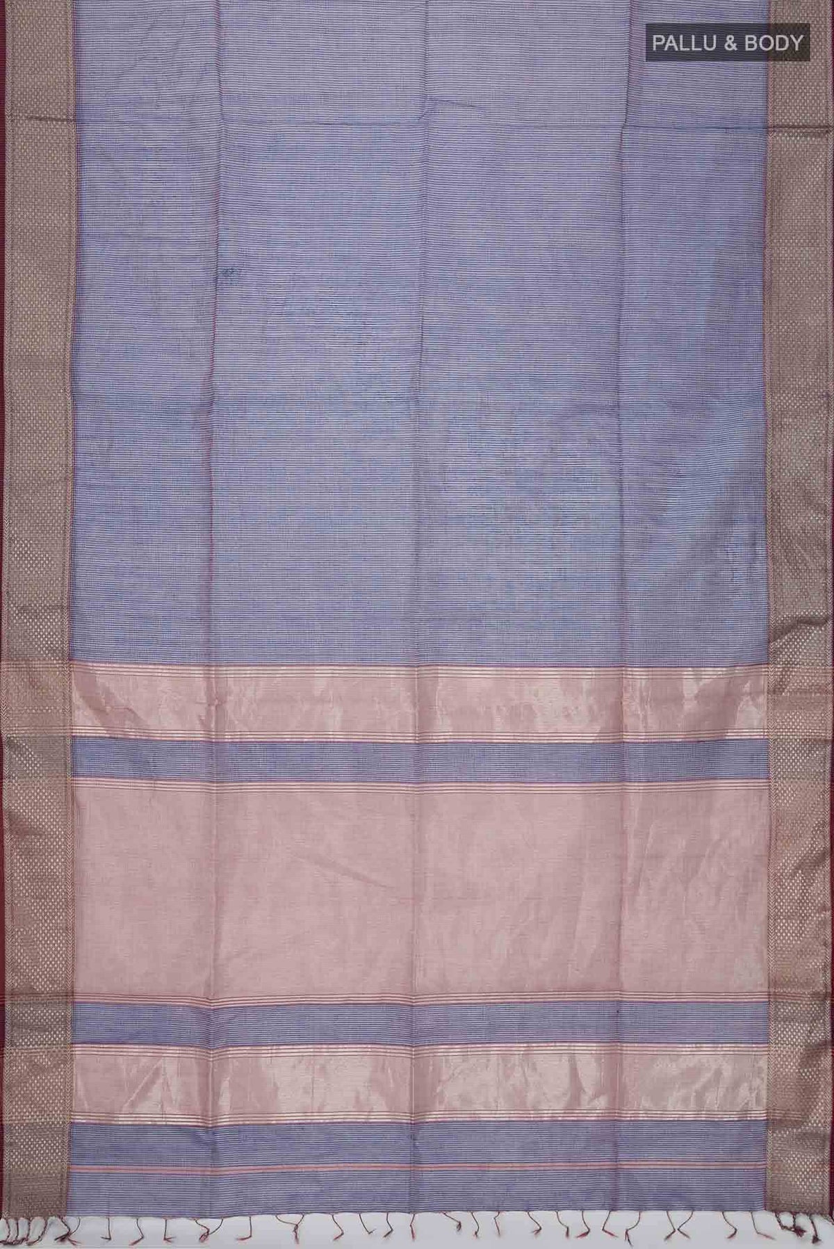 Blue Maheshwari Silk Cotton Saree