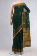 Green Silk Cotton Saree