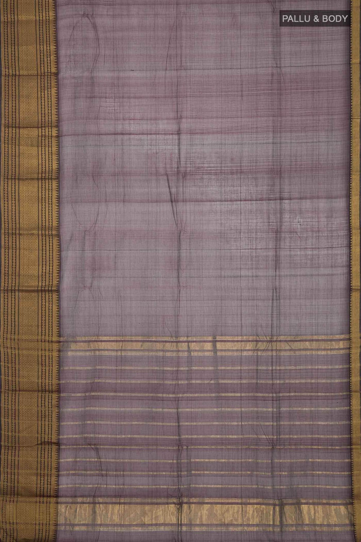 Coffee Brown Silk Cotton Saree