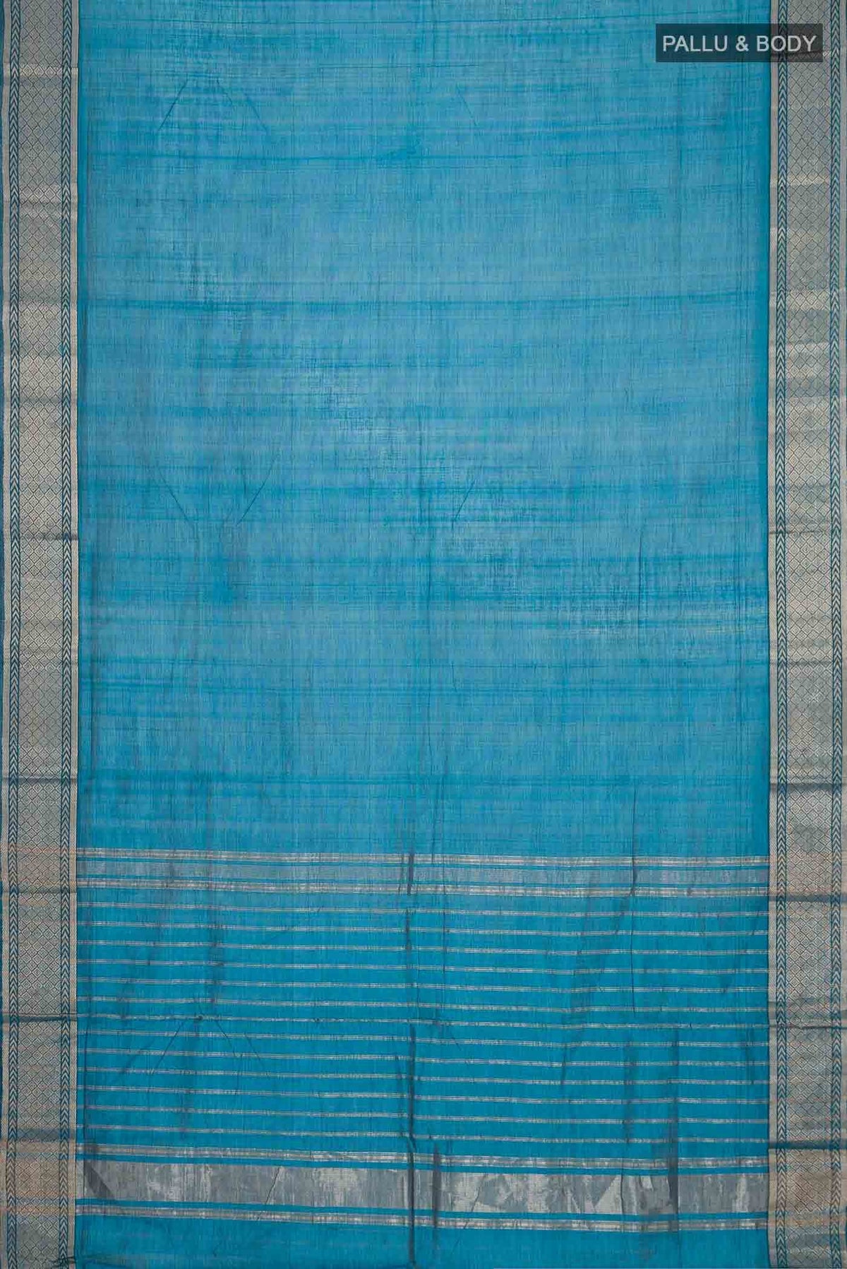 Blue Silk Cotton Saree