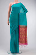 Blue Silk Cotton Saree
