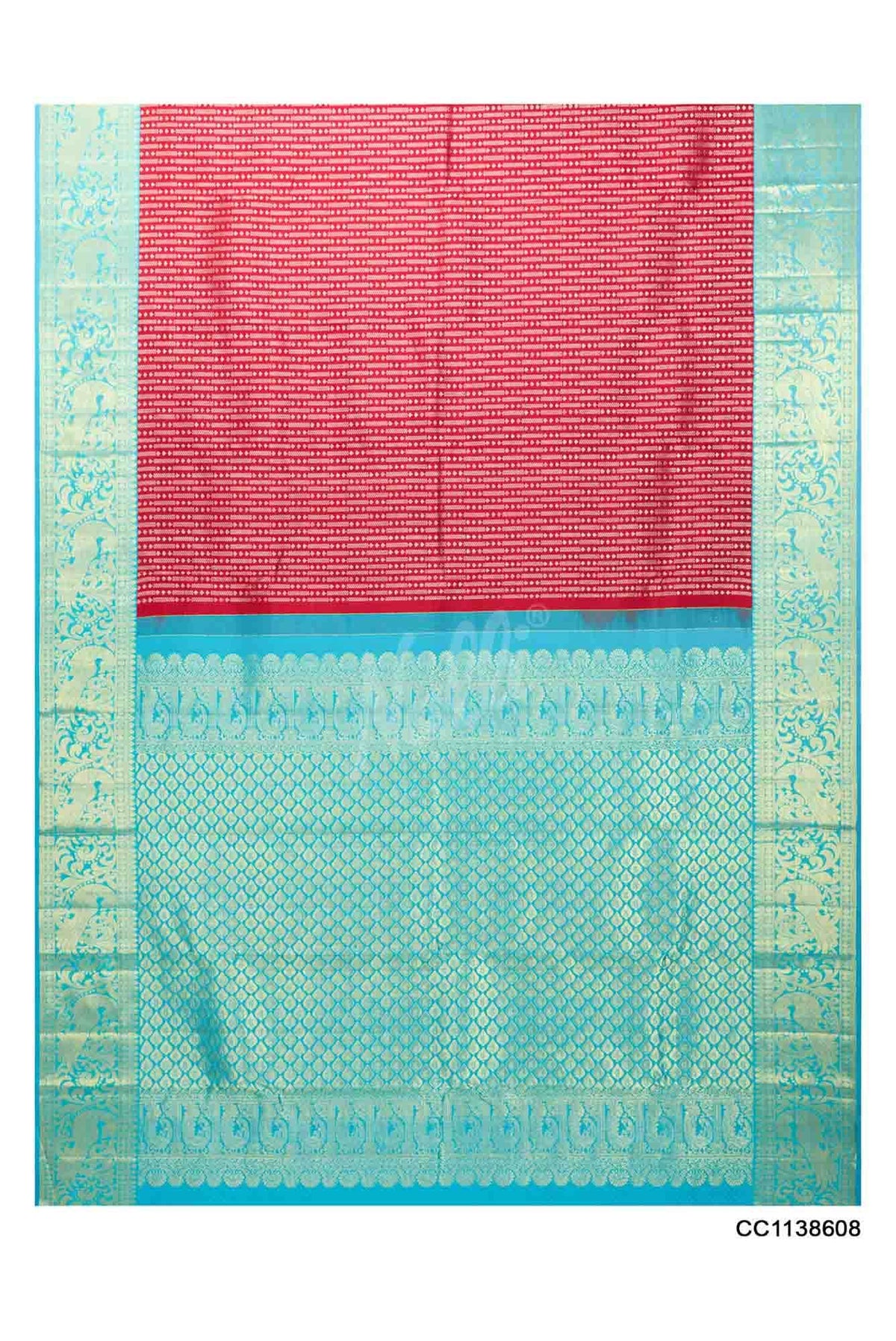 Maroon Kanchipuram Saree