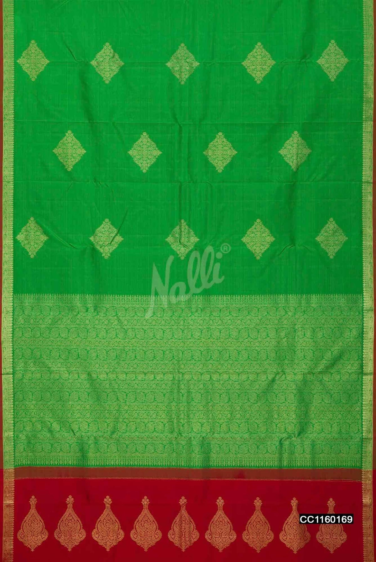 Green Kanchipuram Silk Saree