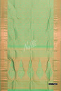 Sea Green Kanchipuram Silk Saree