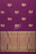 Purple Kanchipuram Silk Saree