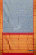 Grey Kanchipuram Silk Saree