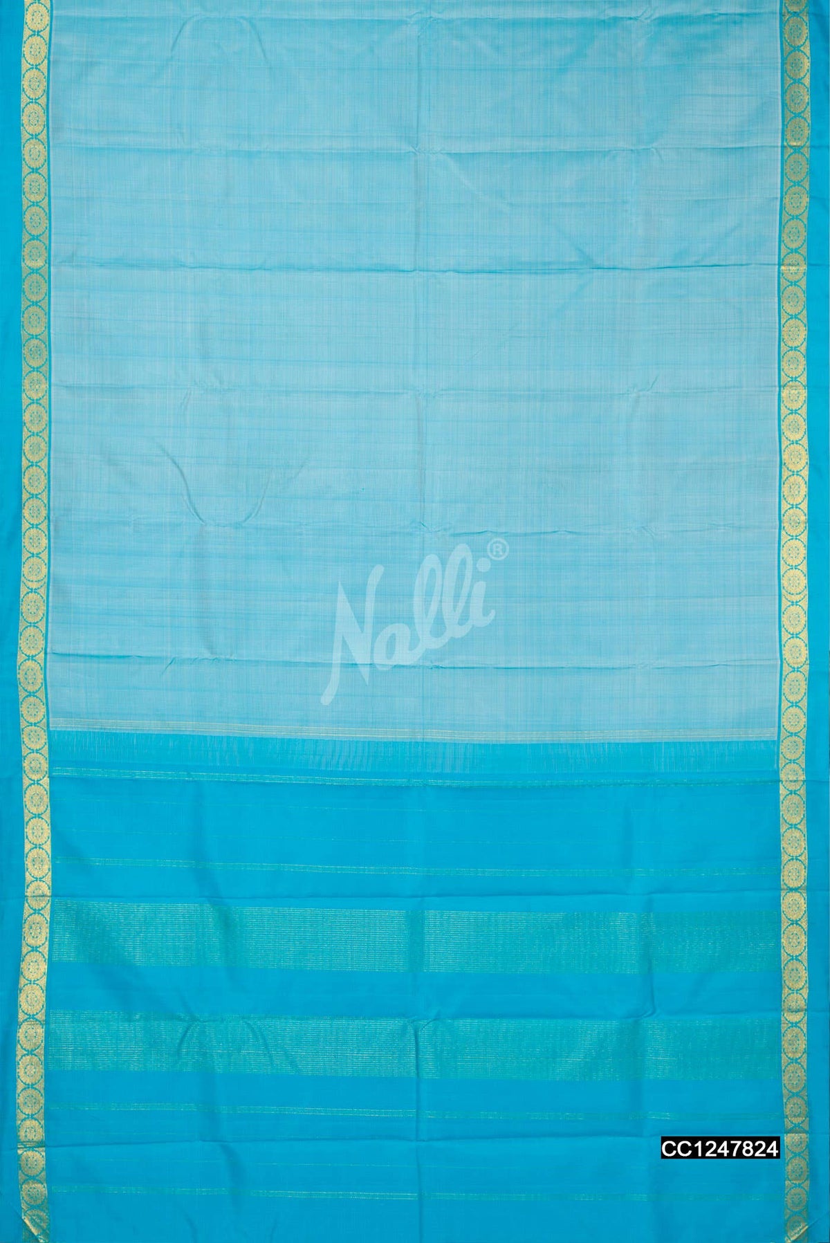 Blue Kanchipuram Silk Saree