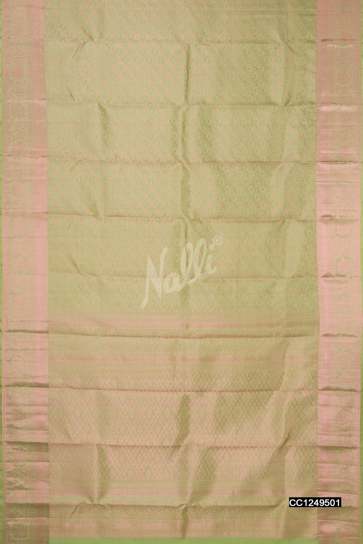 Light Green Kanchipuram Silk Saree
