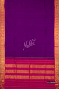 Violet Kanchipuram Silk Saree