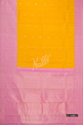 Yellow Kanchipuram Silk Saree