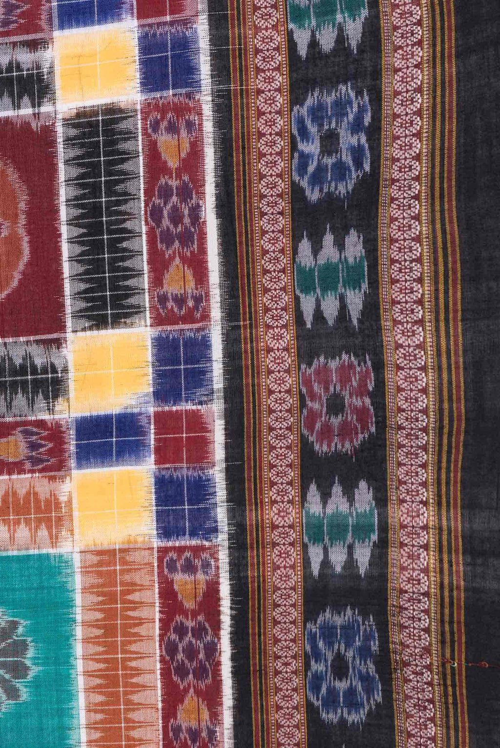 Black Cotton Saree