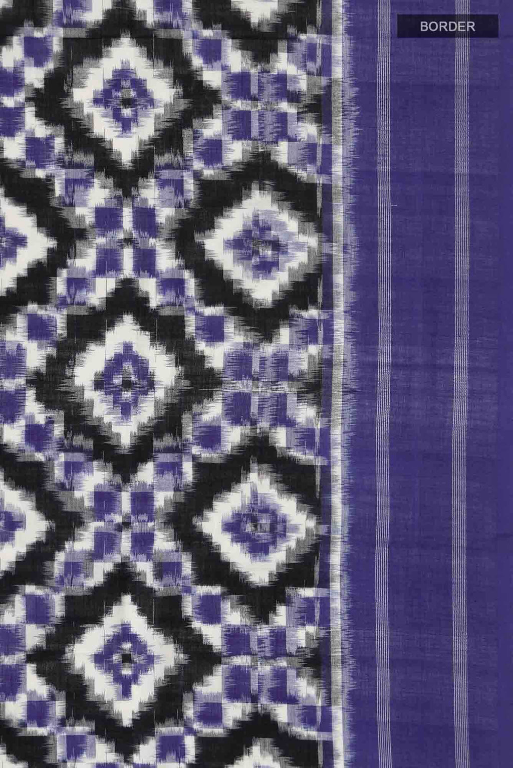 Blue Pochampally Cotton Saree
