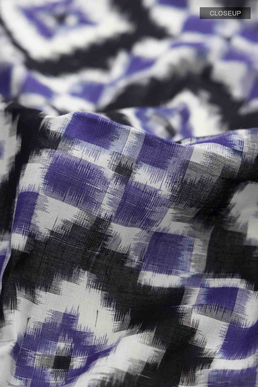 Blue Pochampally Cotton Saree