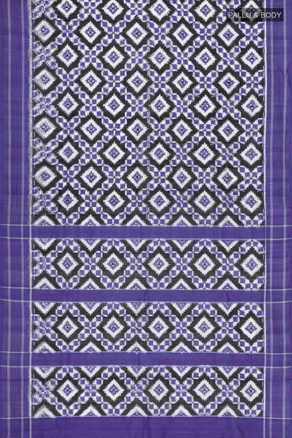 Blue Pochampally Cotton Saree