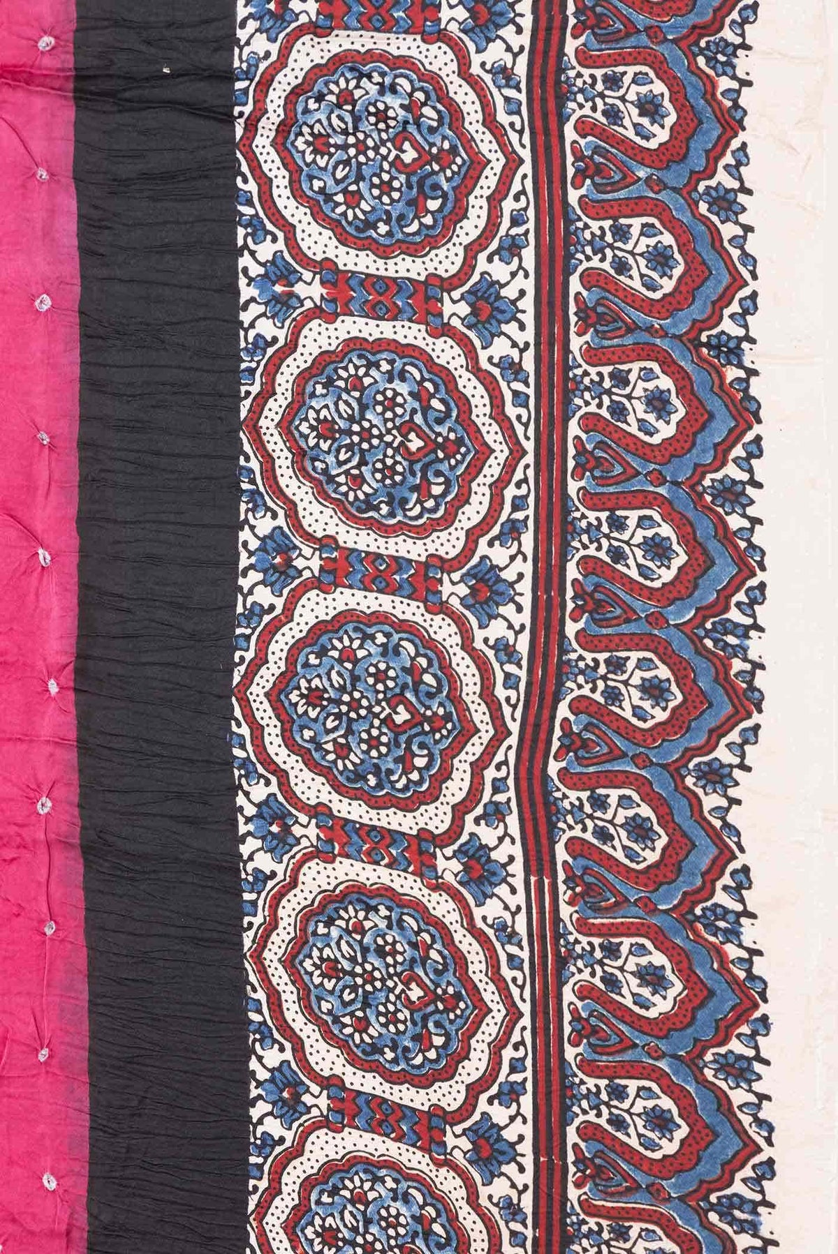 Pink Dual Tone Satin Silk Saree