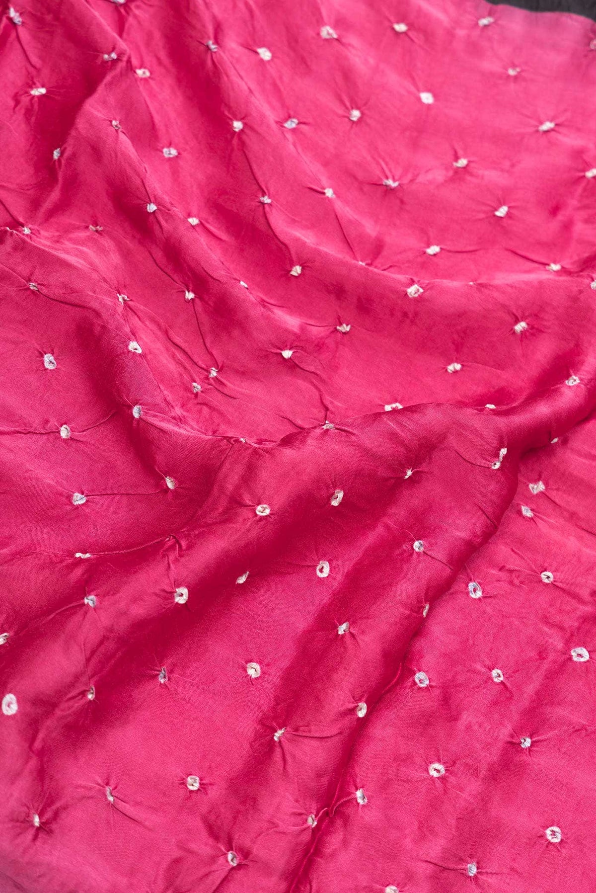 Pink Dual Tone Satin Silk Saree