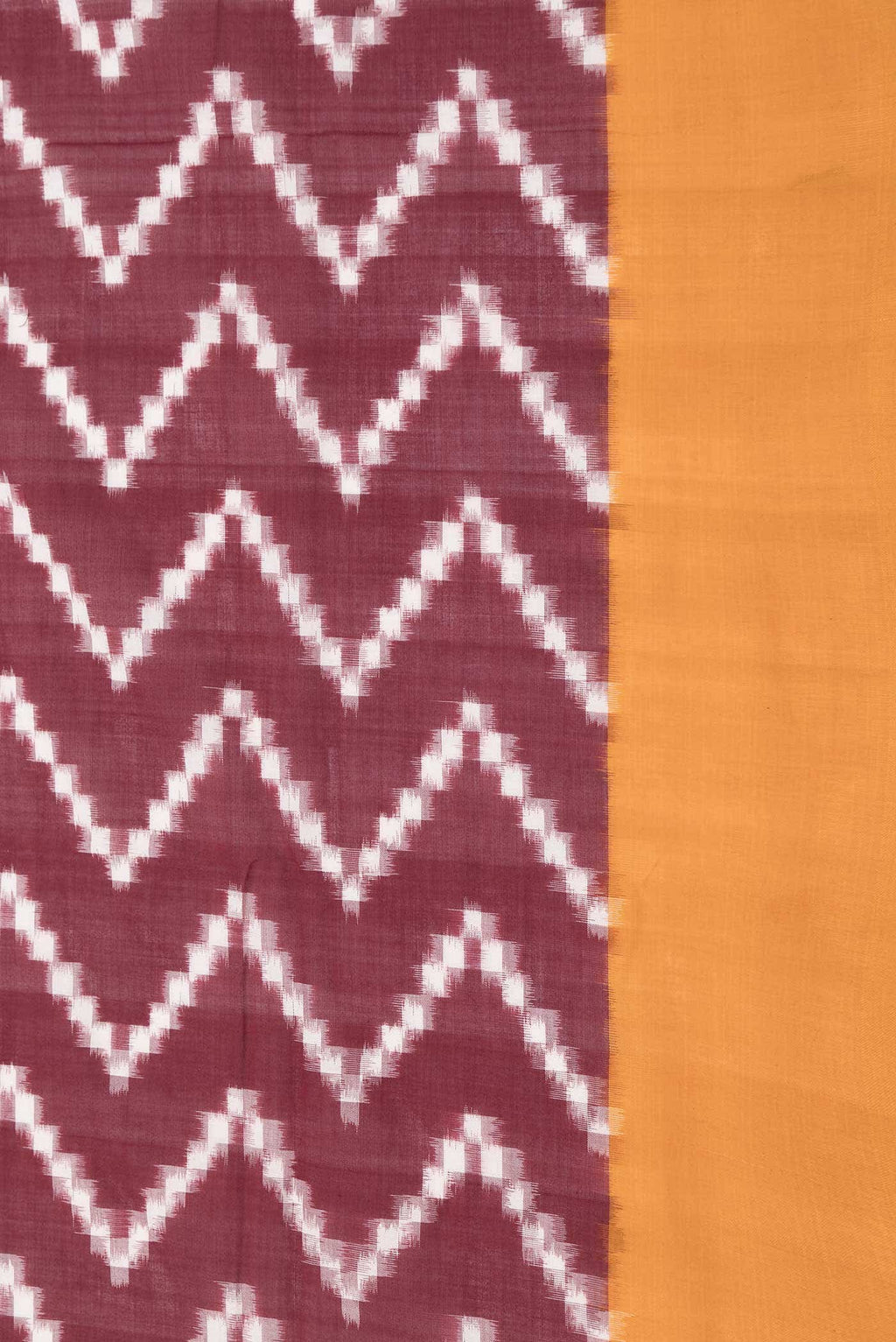 Maroon Cotton Saree