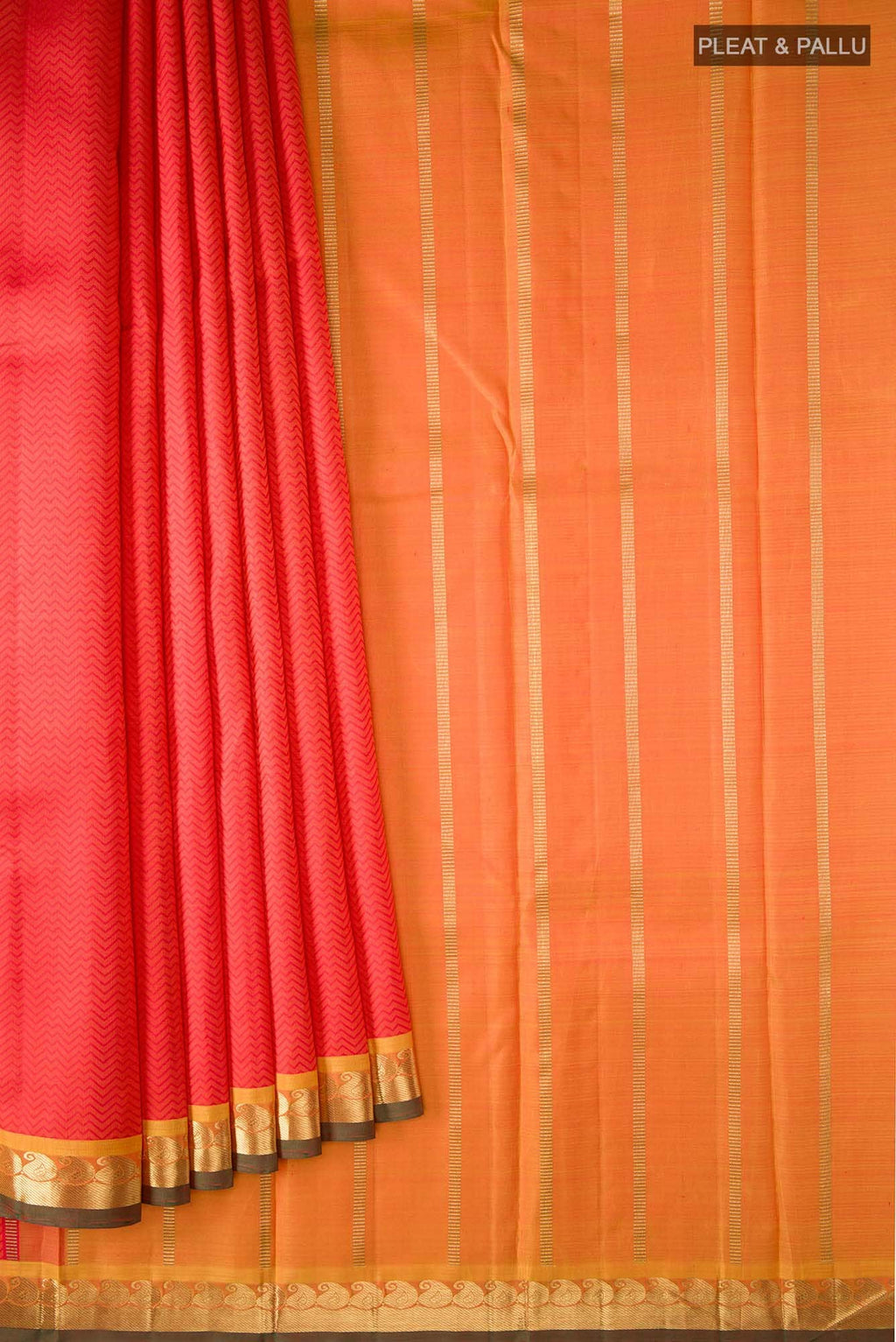 Red Kanchipuram Silk Saree