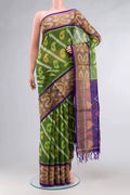 Green Silk Cotton Saree