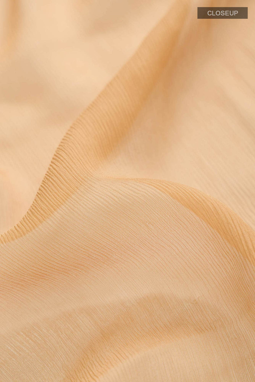 Beige Mysore Chiffon Saree
