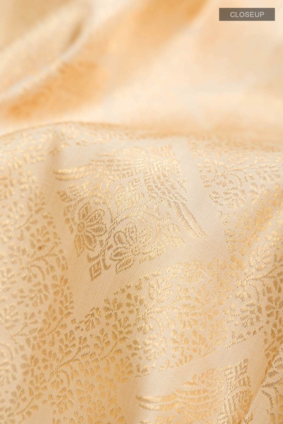Sandal Kanchipuram Silk Saree