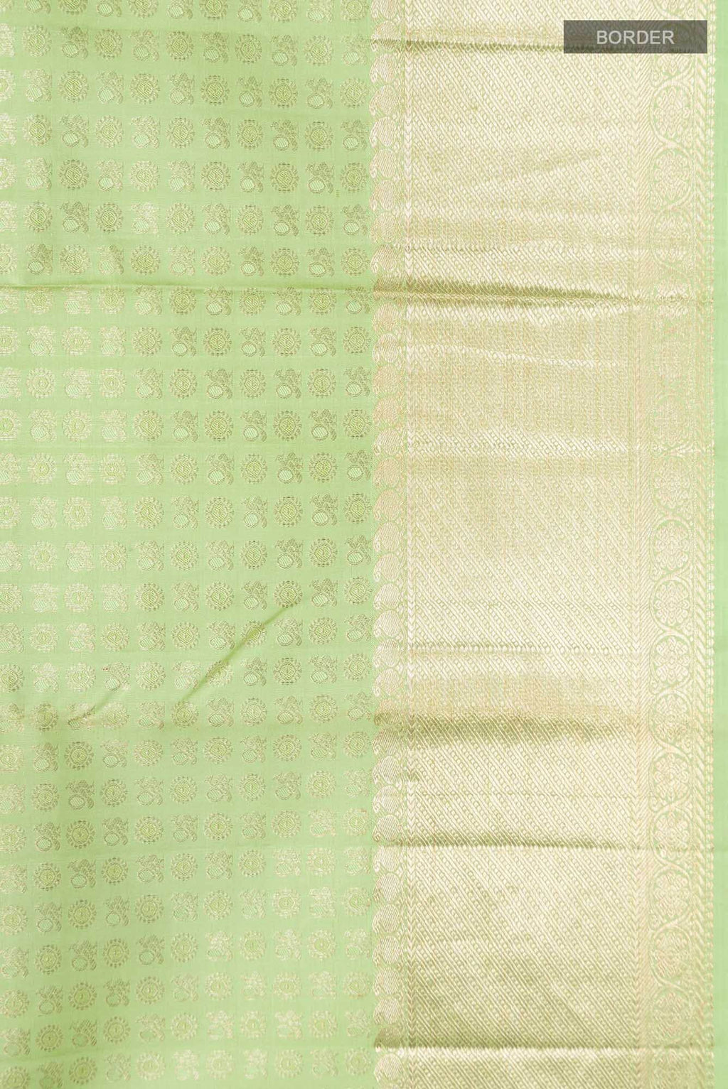 Pista Green Kanjivaram Silk Saree