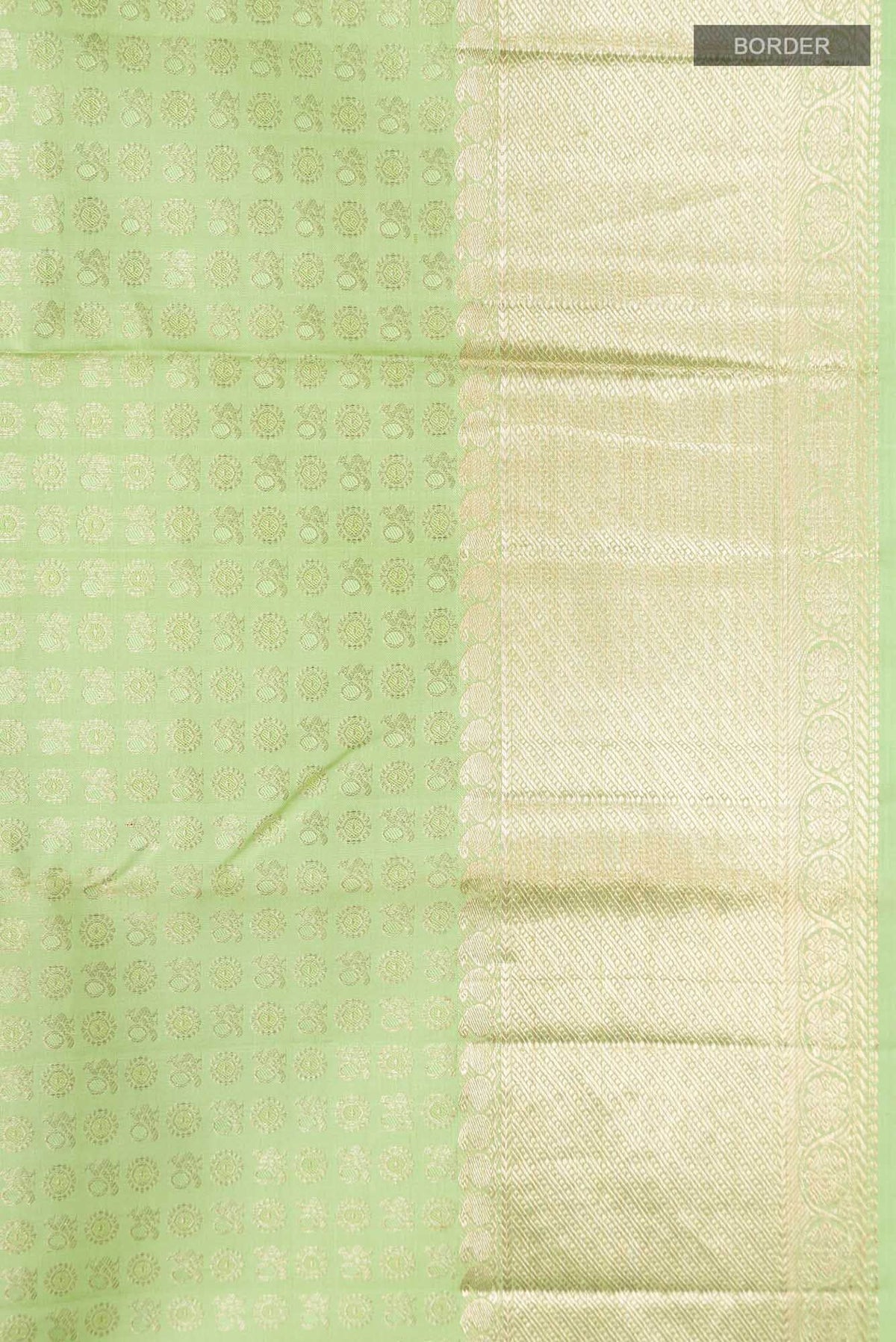 Pista Green Kanjivaram Silk Saree