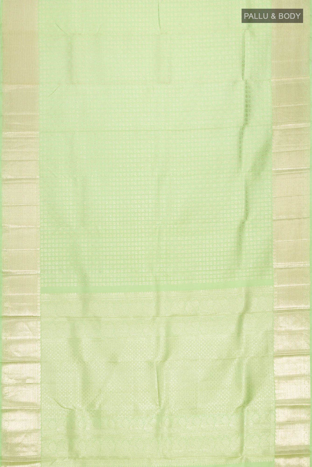 Pista Green Kanjivaram Silk Saree
