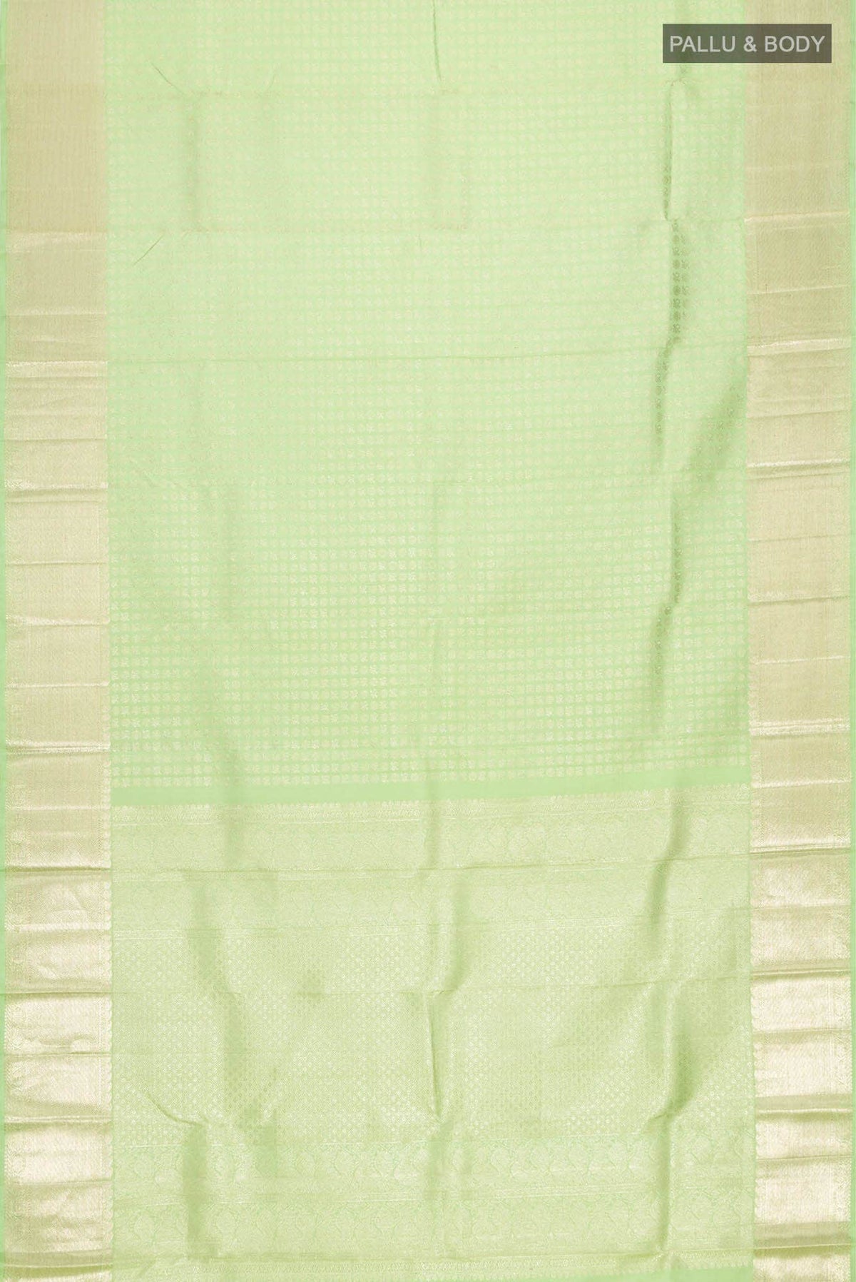 Pista Green Kanjivaram Silk Saree