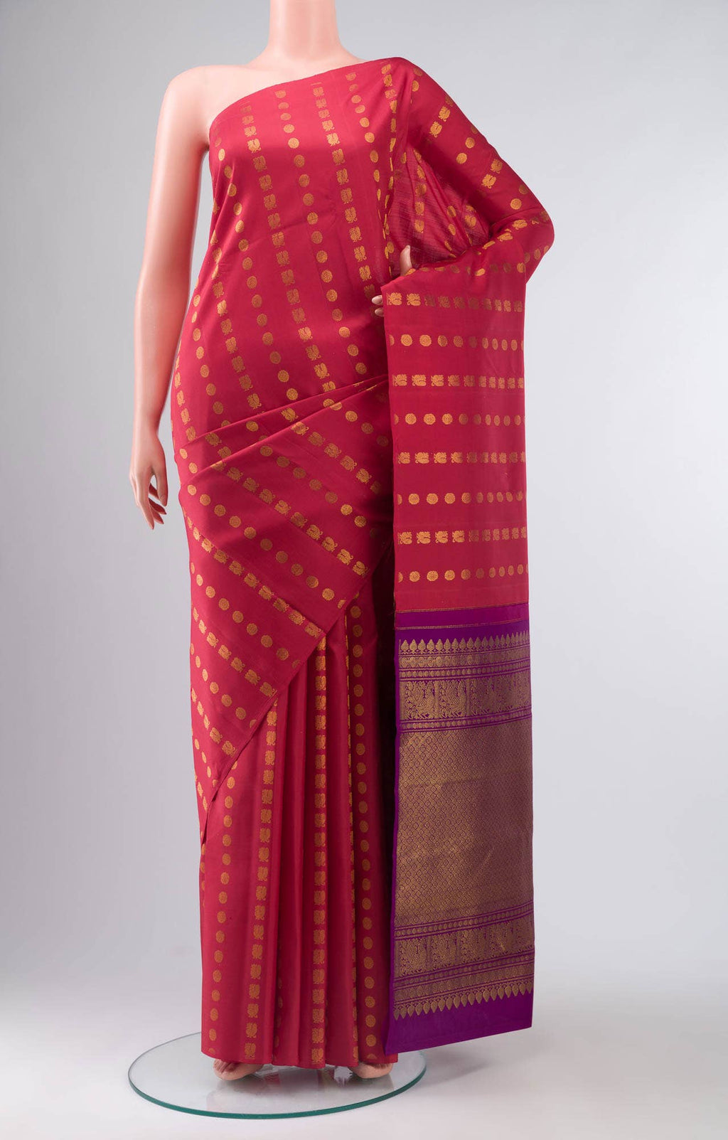 Red Kanchipuram Silk Saree