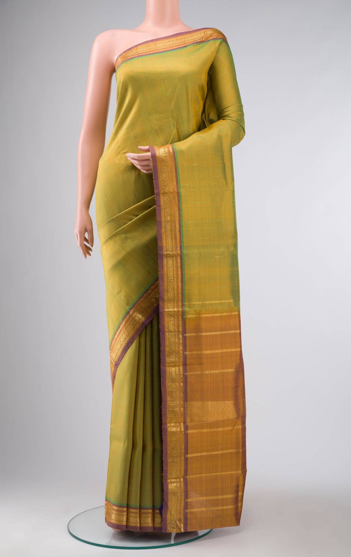 Green Kanjivaram Silk Saree