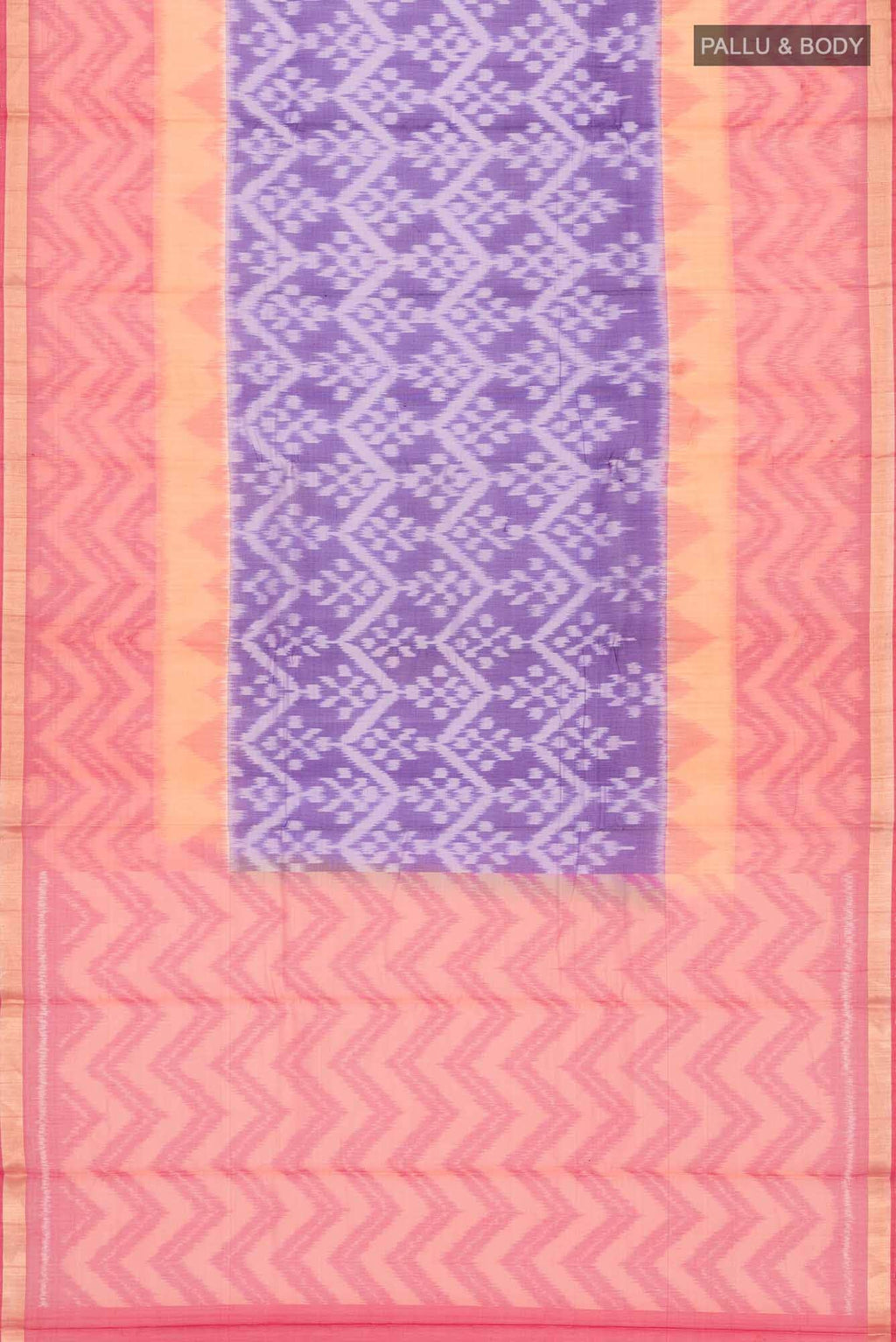 Violet Silk Cotton Saree