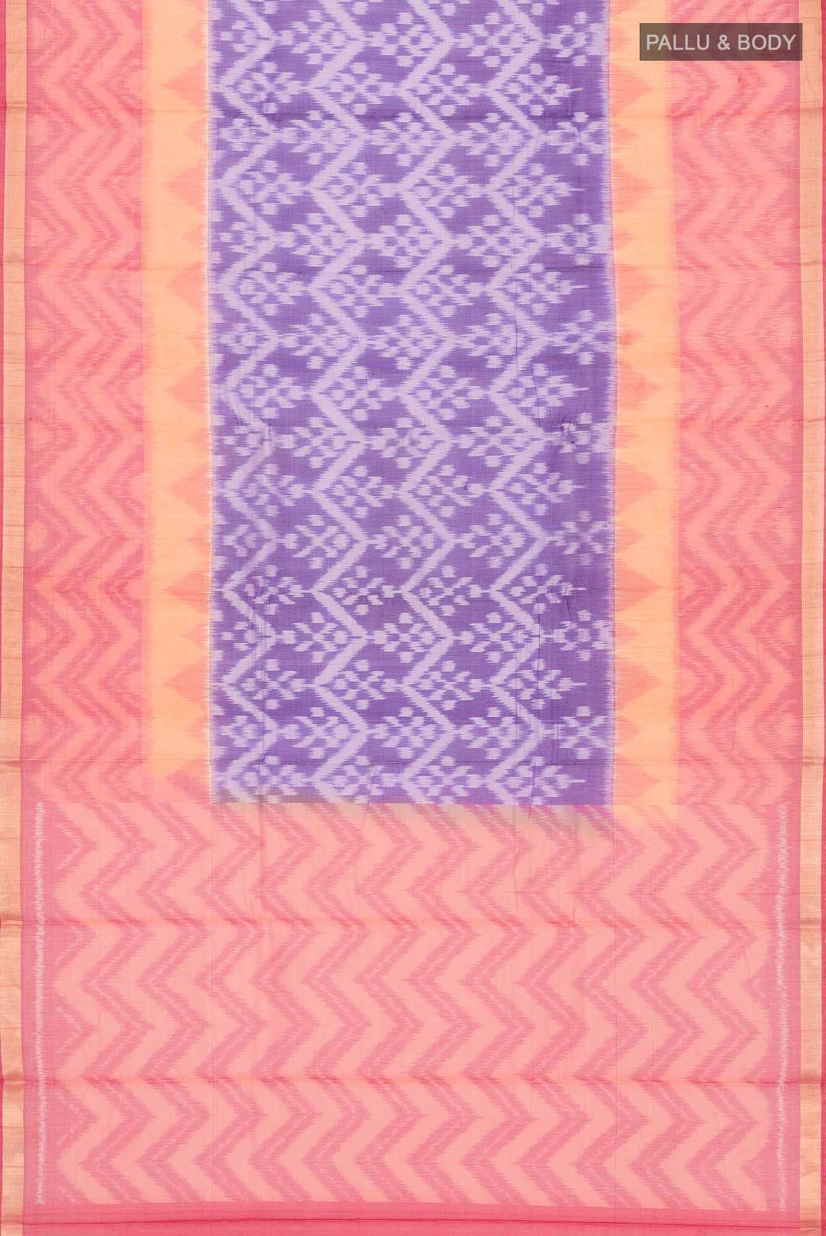 Violet Silk Cotton Saree