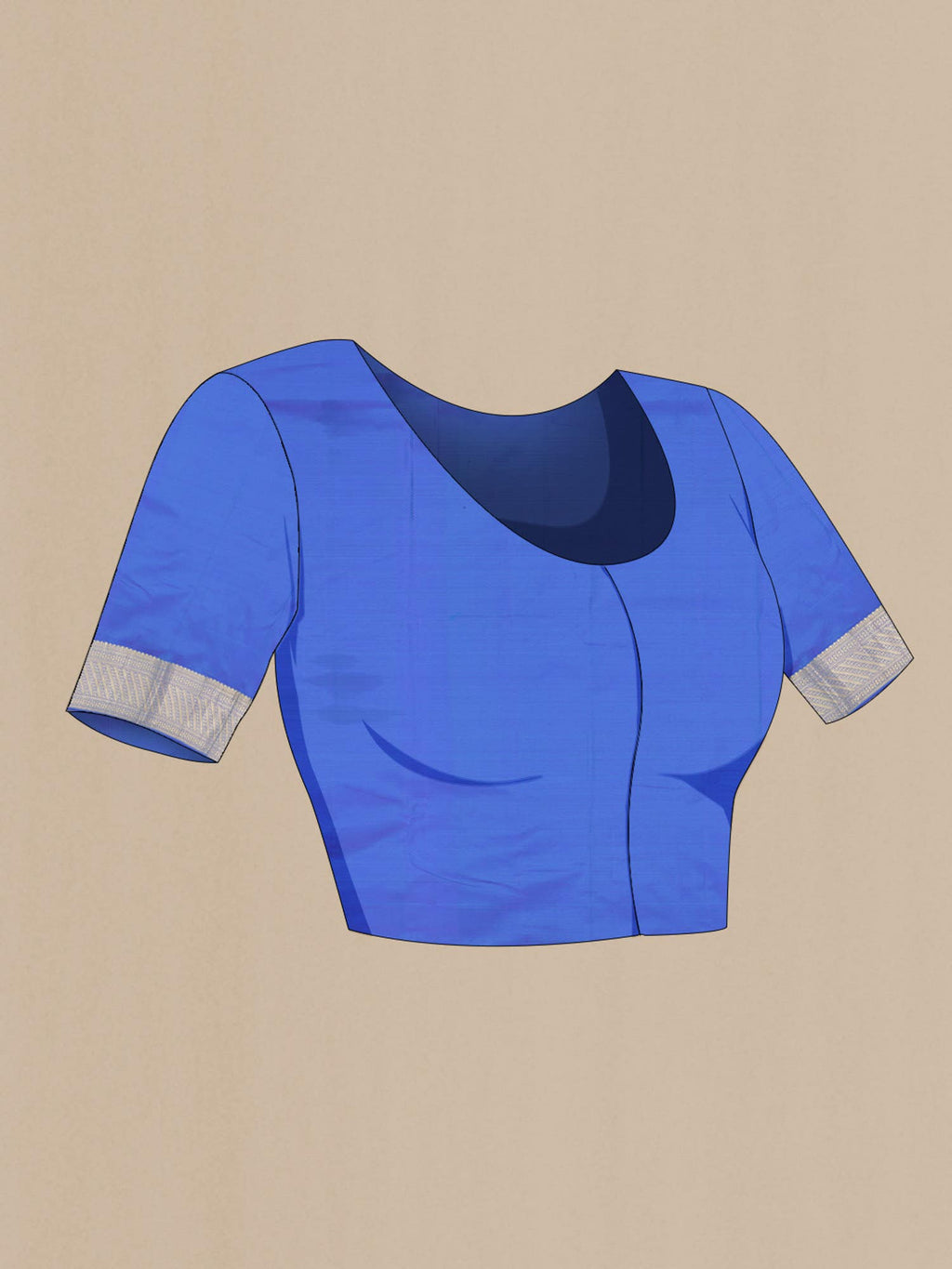 Blue Bangalore Silk Saree