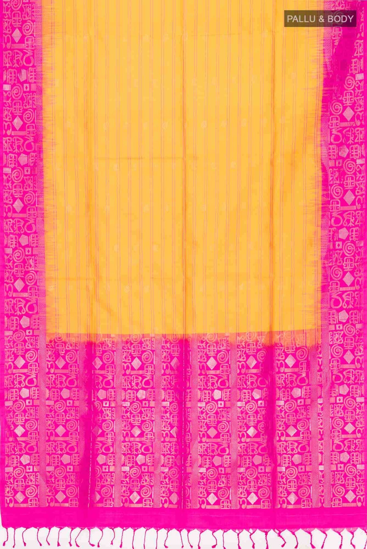 Yellow Soft Silk Saree