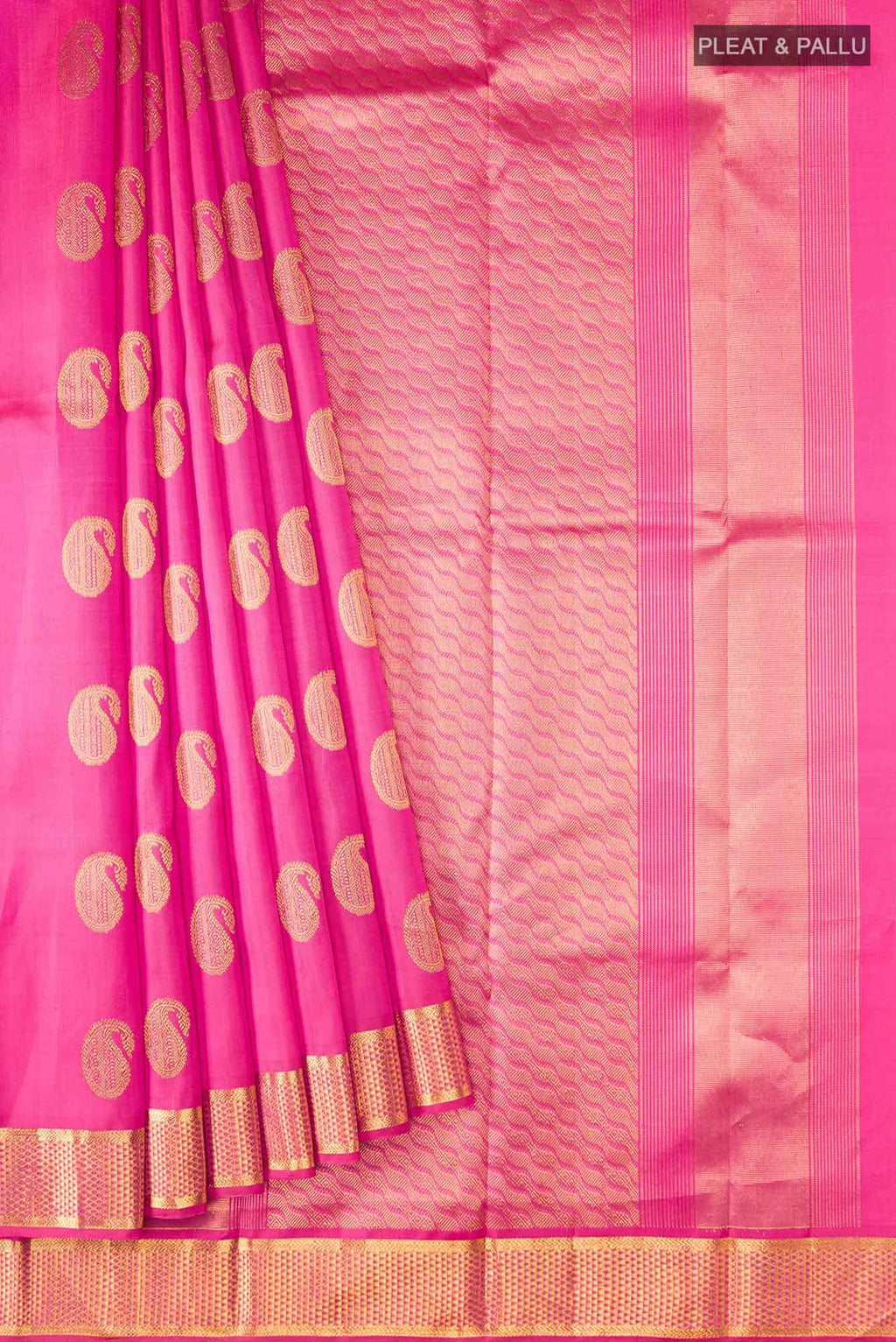 Pink Kanjivaram Silk Saree