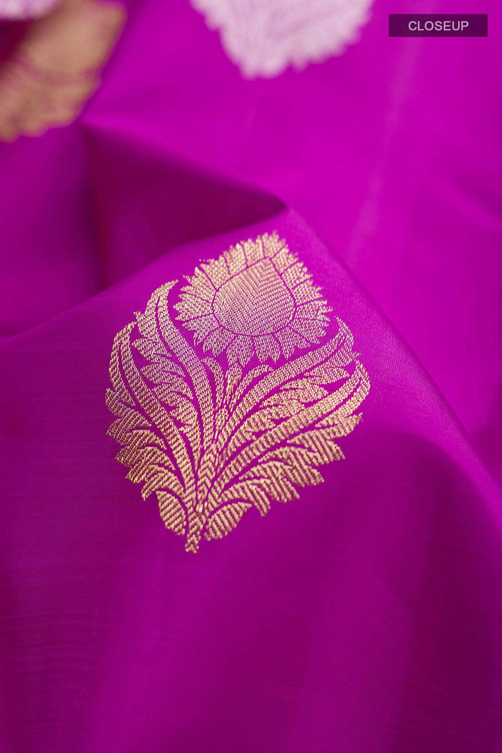 Magenta Kanjivaram Silk Saree