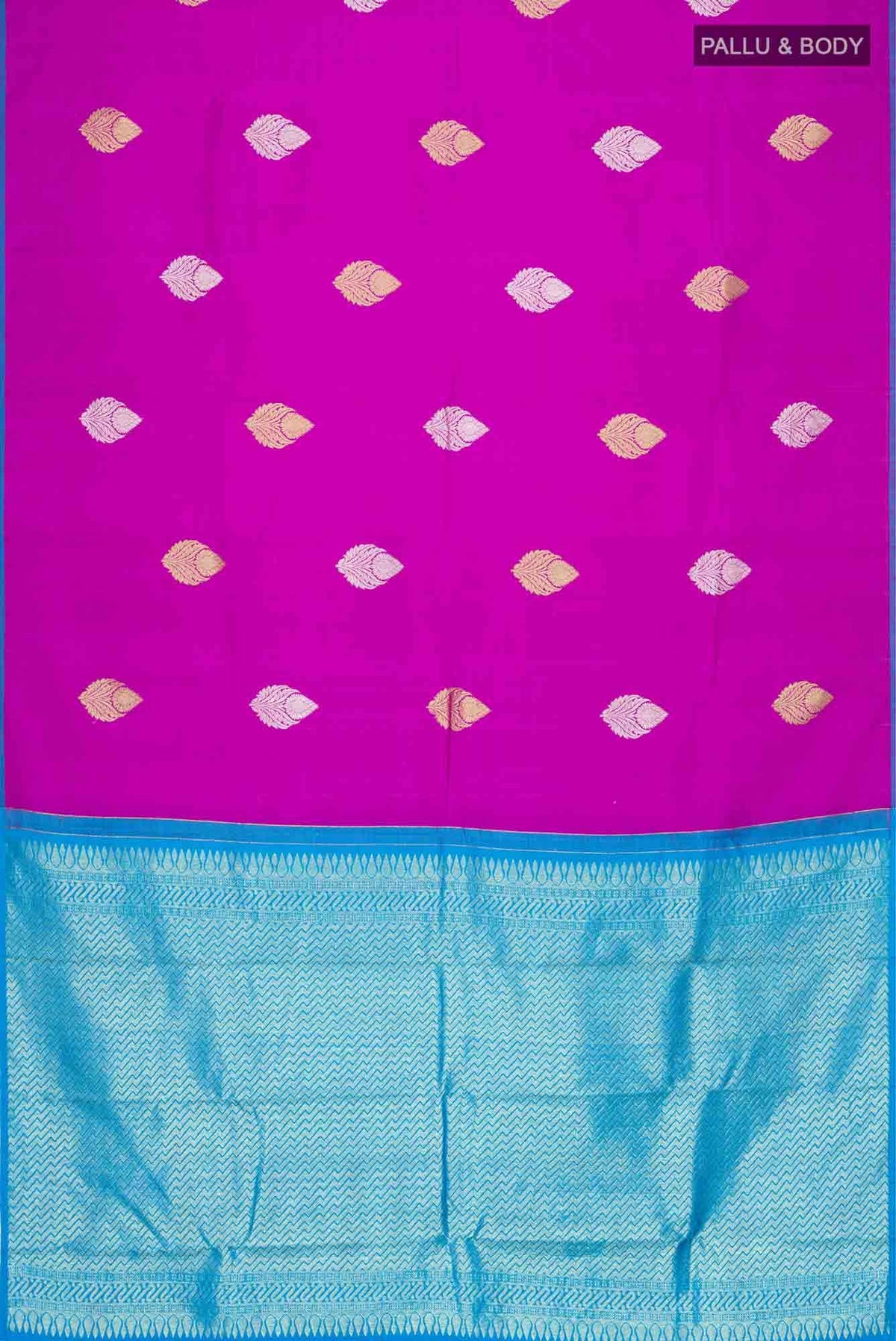Magenta Kanjivaram Silk Saree