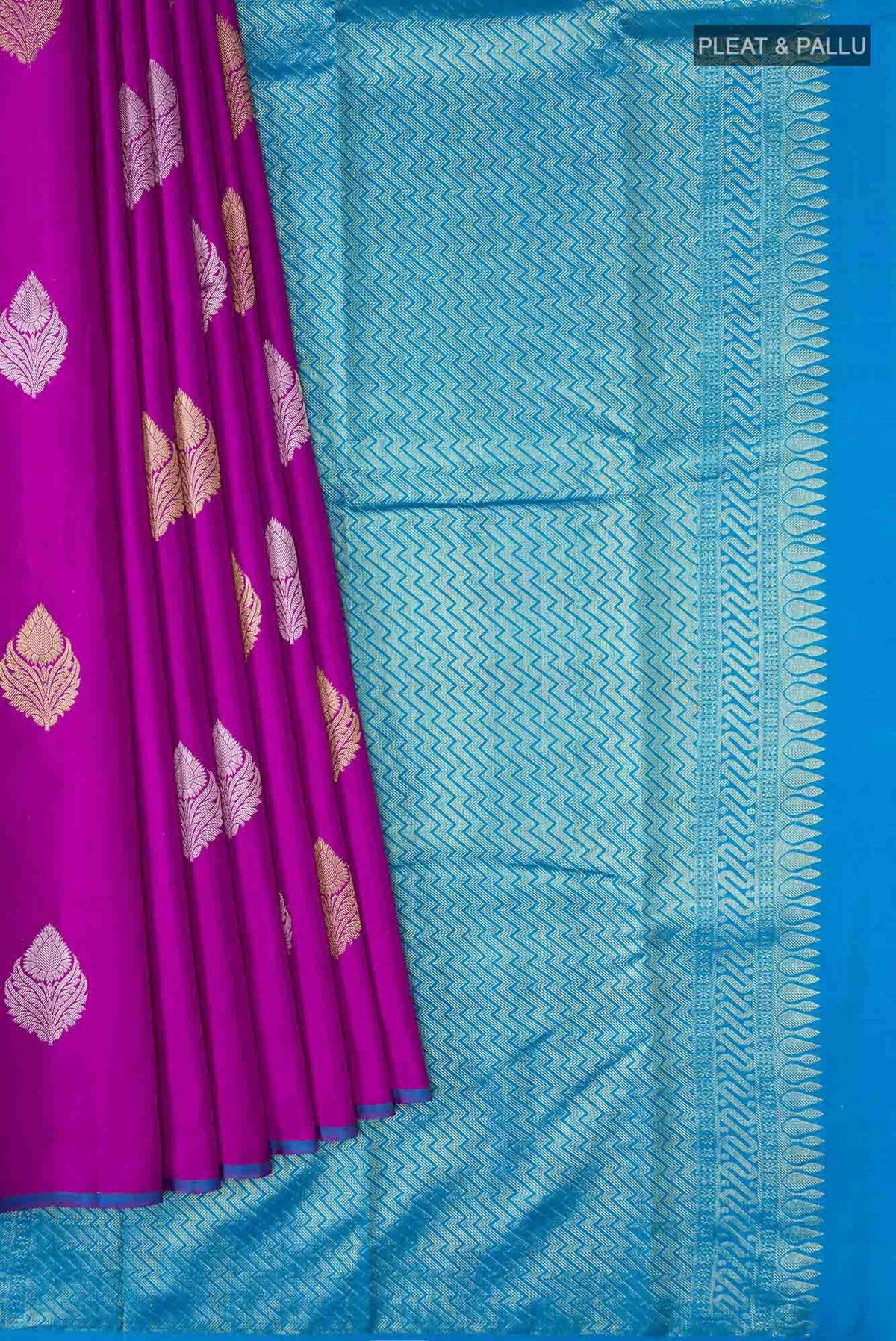 Magenta Kanjivaram Silk Saree