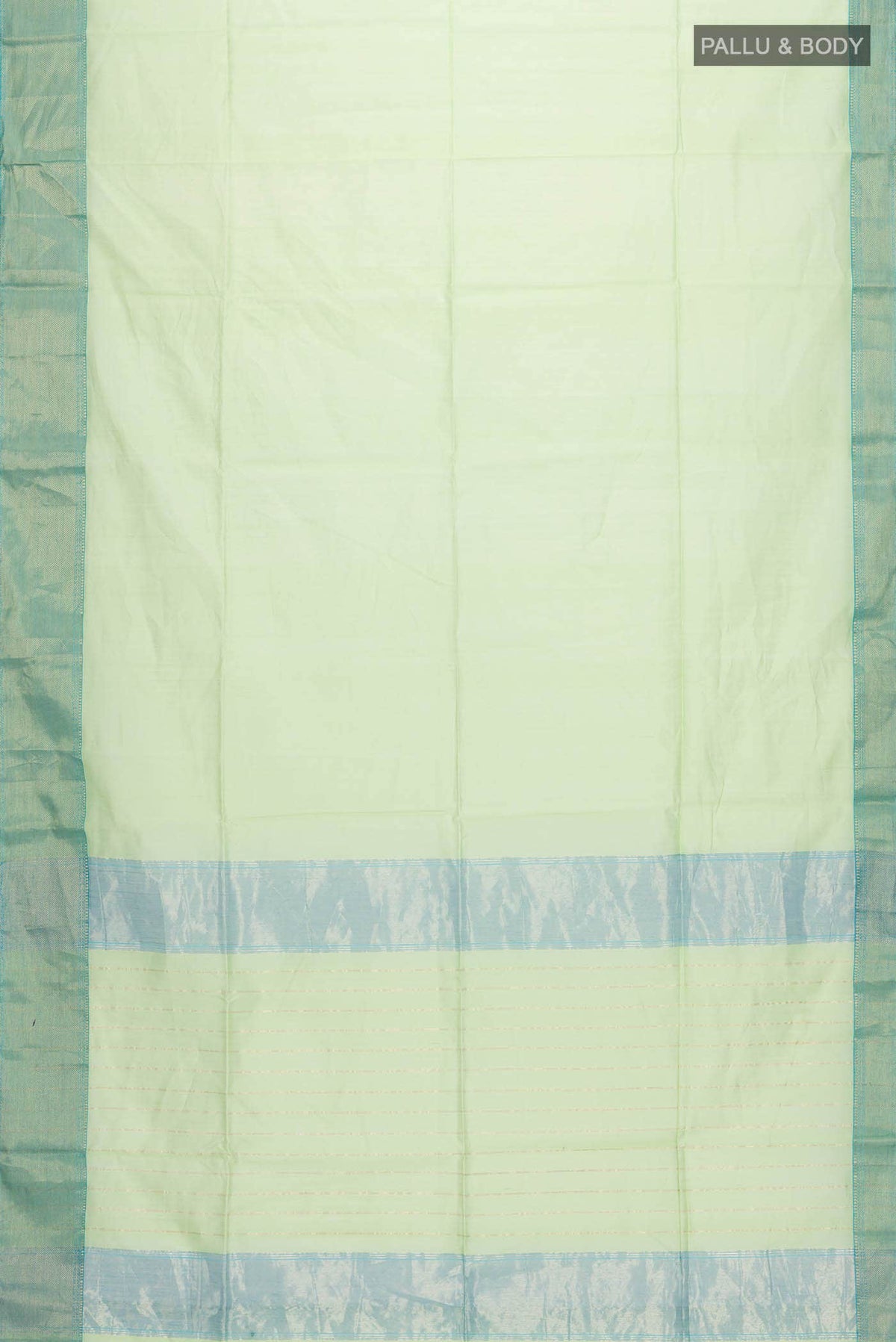 Green Maheshwari Silk Cotton Saree