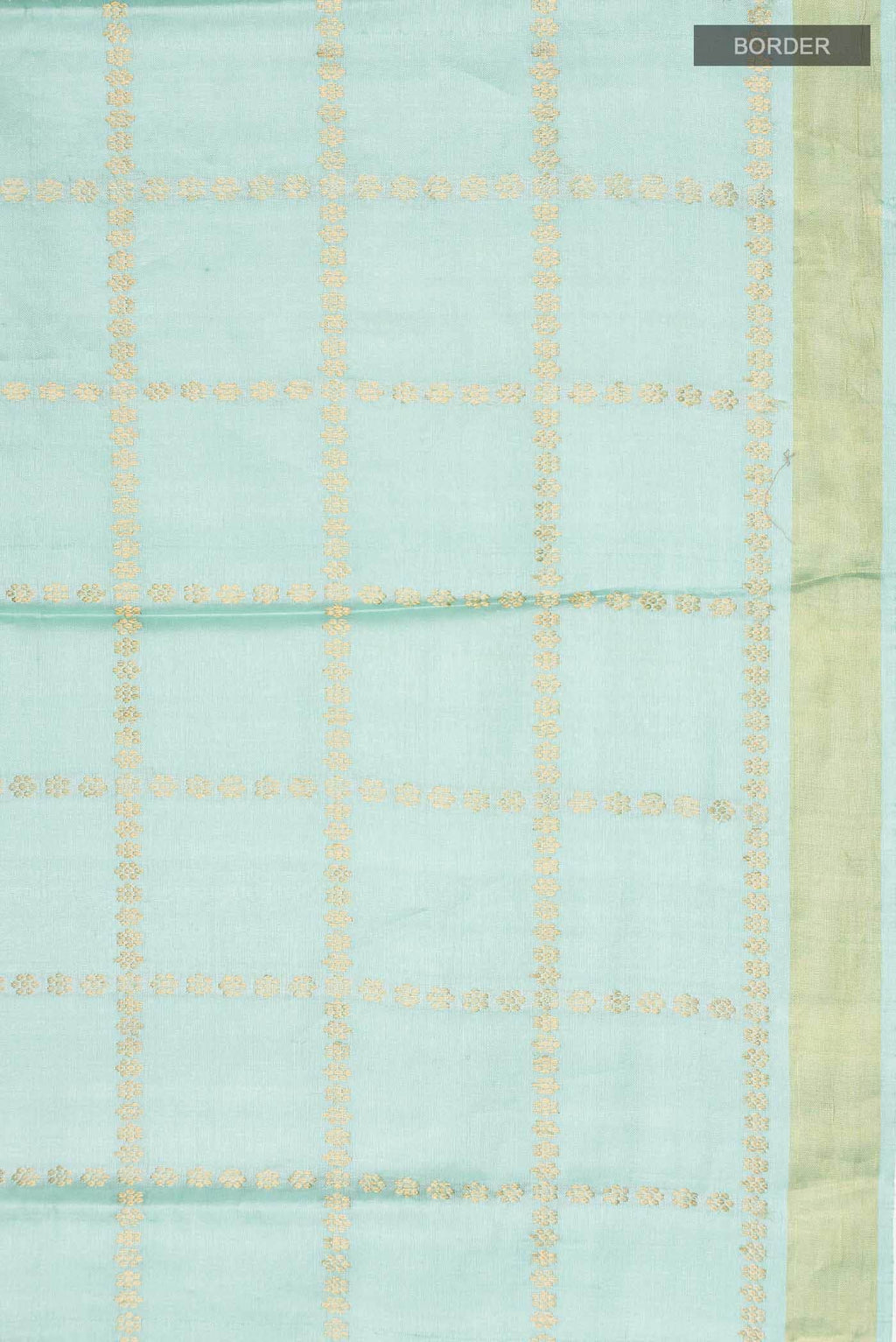 Sea Green MP Tussar Saree