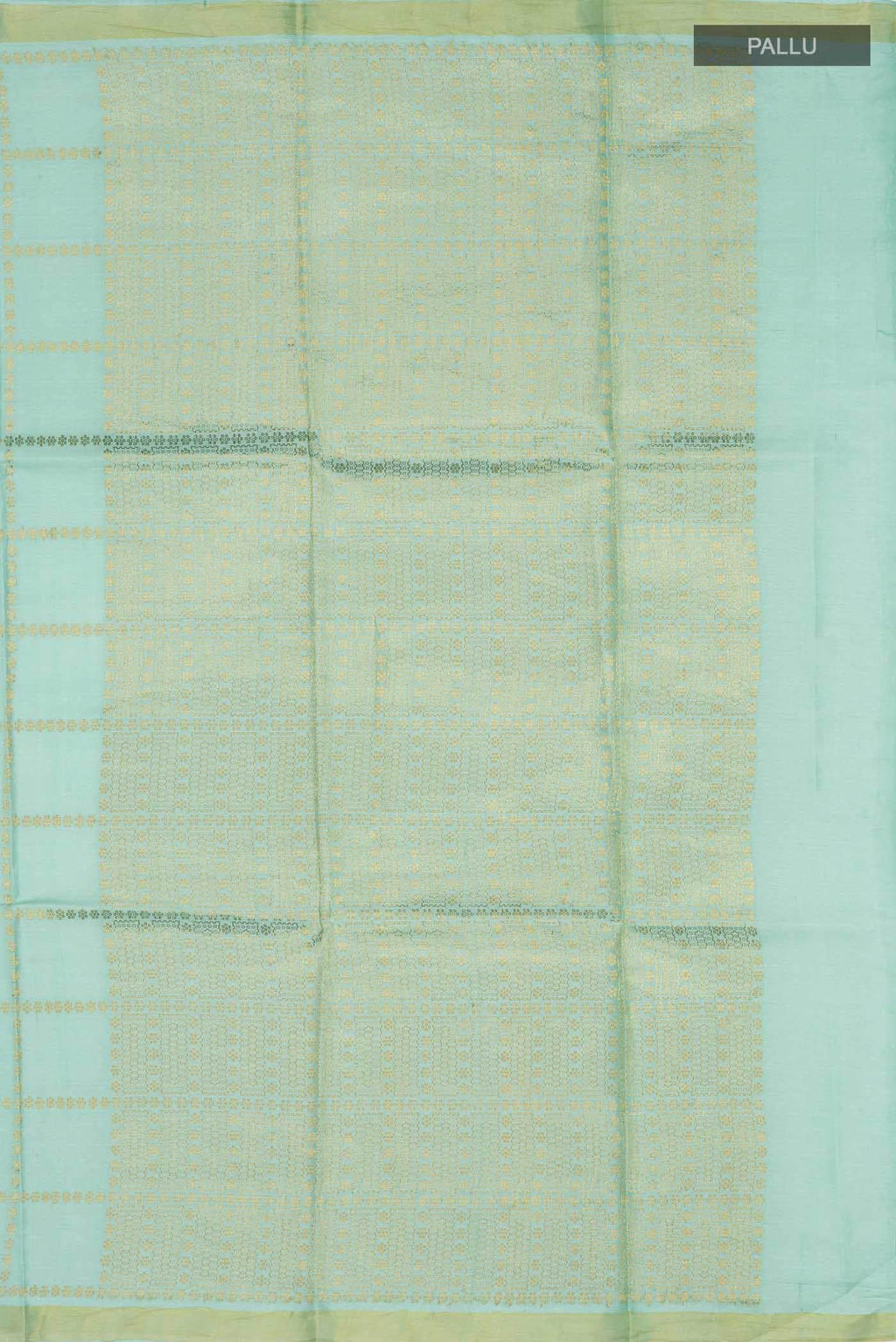Sea Green MP Tussar Saree