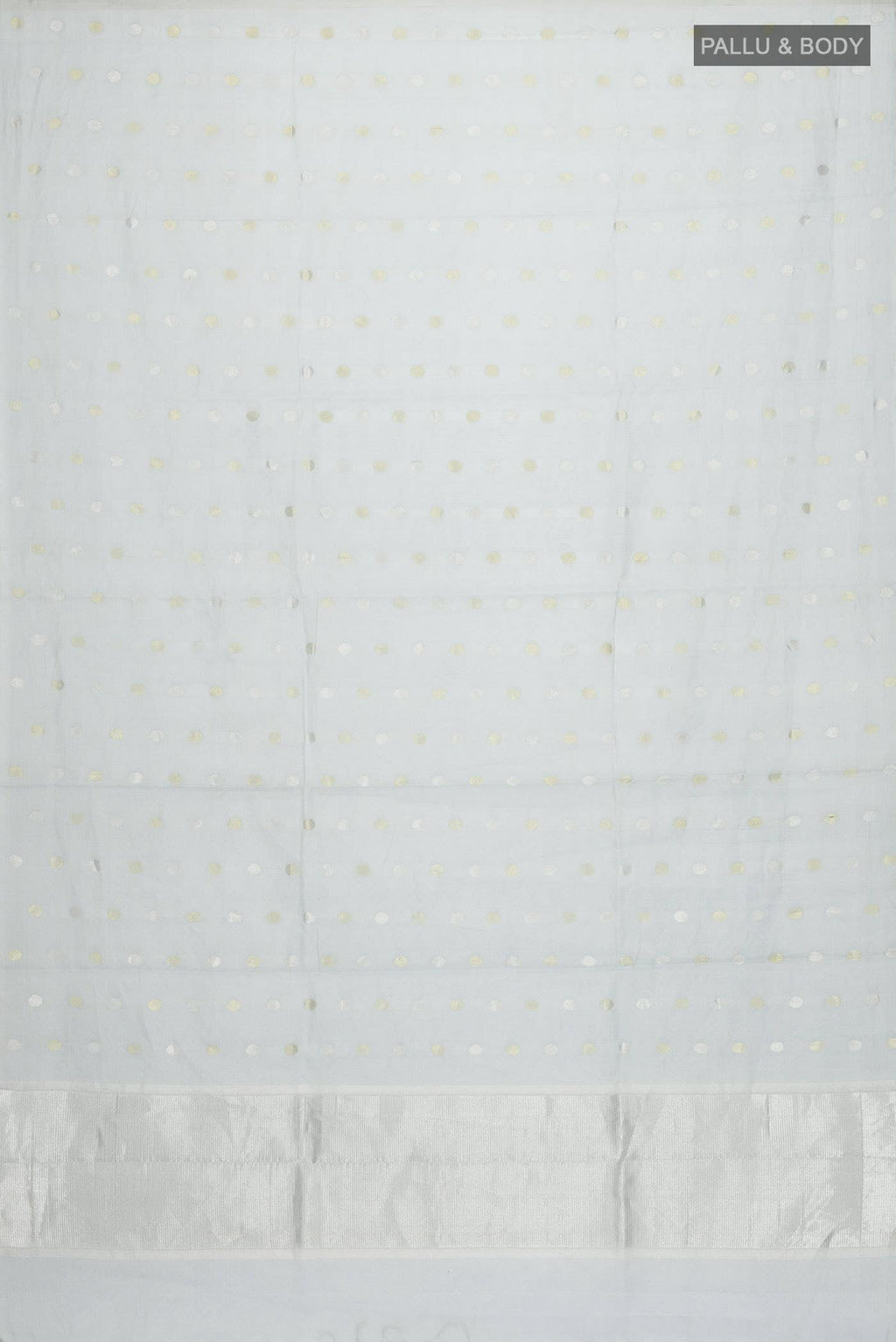 Light Blue Chanderi Tissue Silk Saree