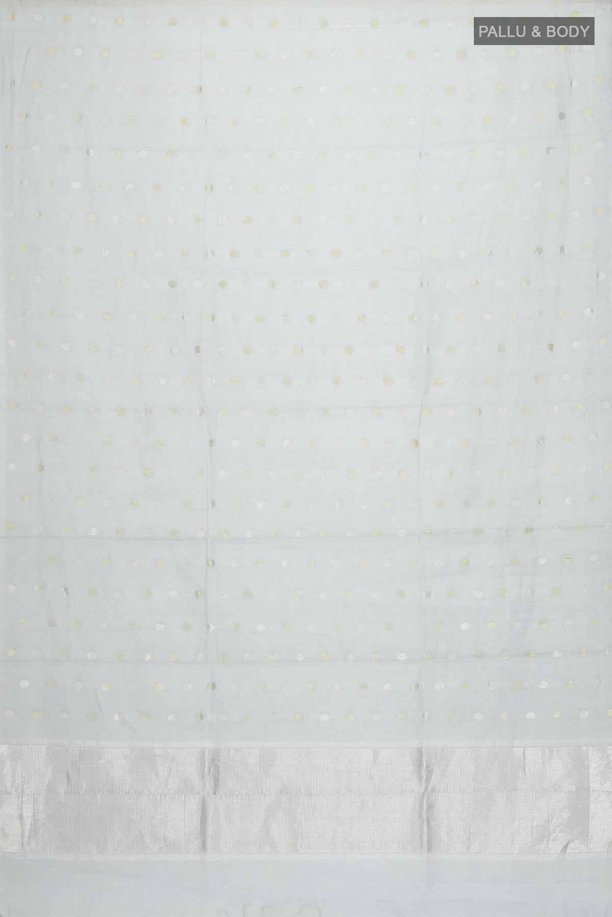 Light Blue Chanderi Tissue Silk Saree